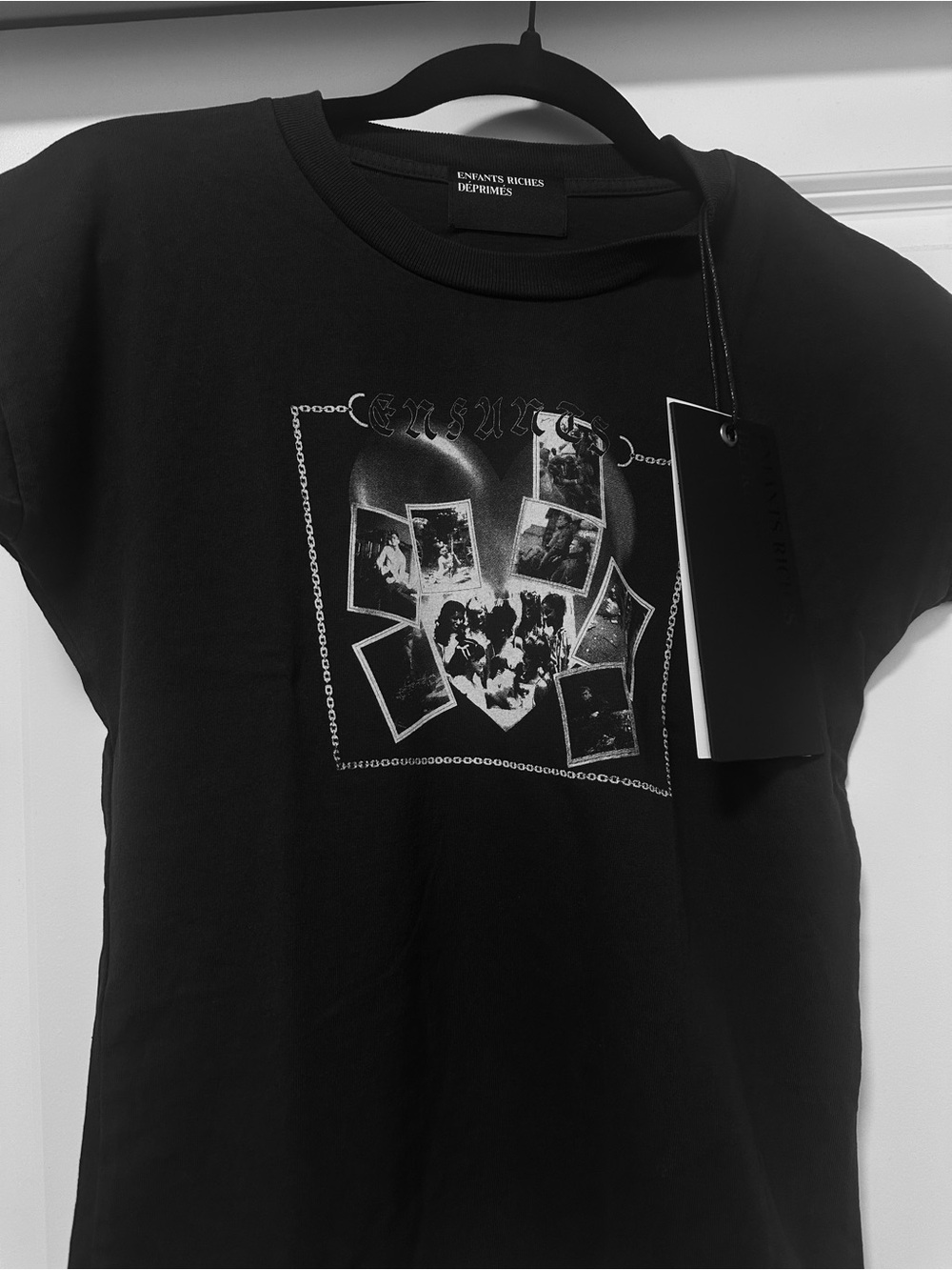 ENFANTS RICHES DEPRIMES GERMAN HEARTTHROB SHRUNKEN T-SHIRT size small